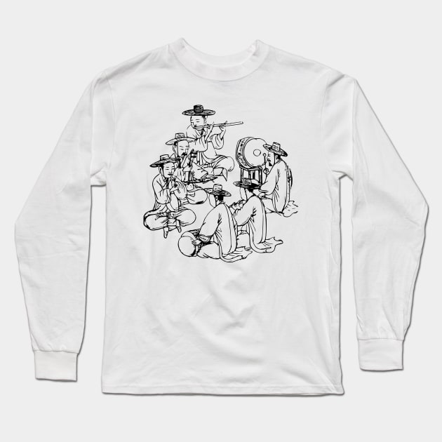 South Korea Culture - Korean Music Long Sleeve T-Shirt by The Korean Rage